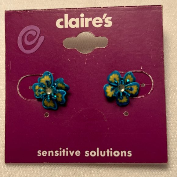 Fashion bright flower piercing earring - Picture 1 of 2